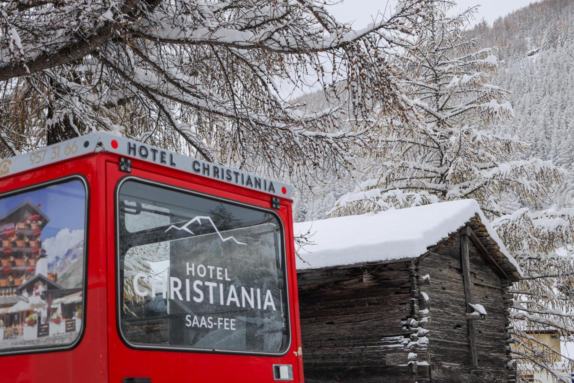 Hotel Christiania Saas Fee Kültér fotó