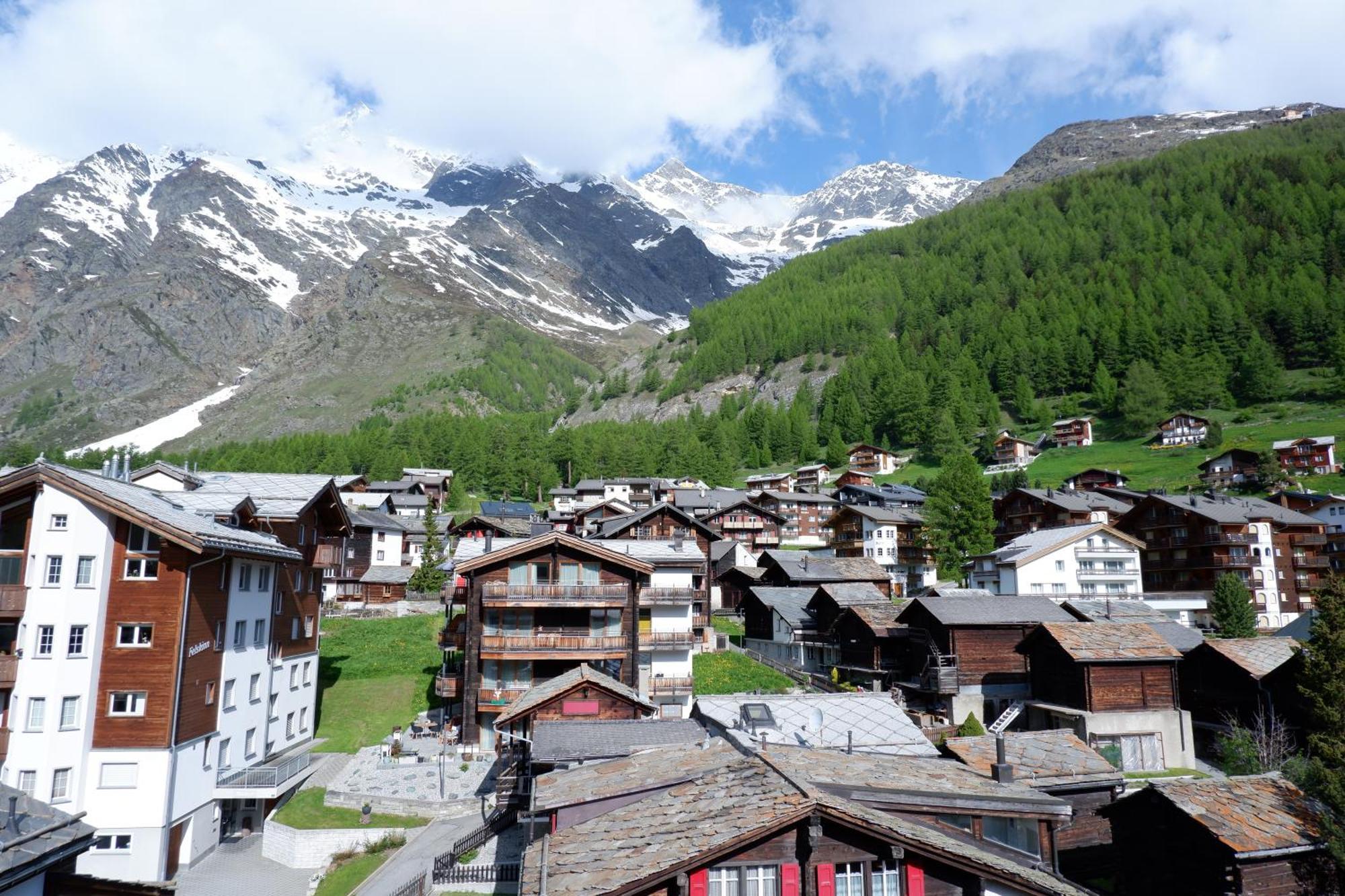 Hotel Christiania Saas Fee Kültér fotó