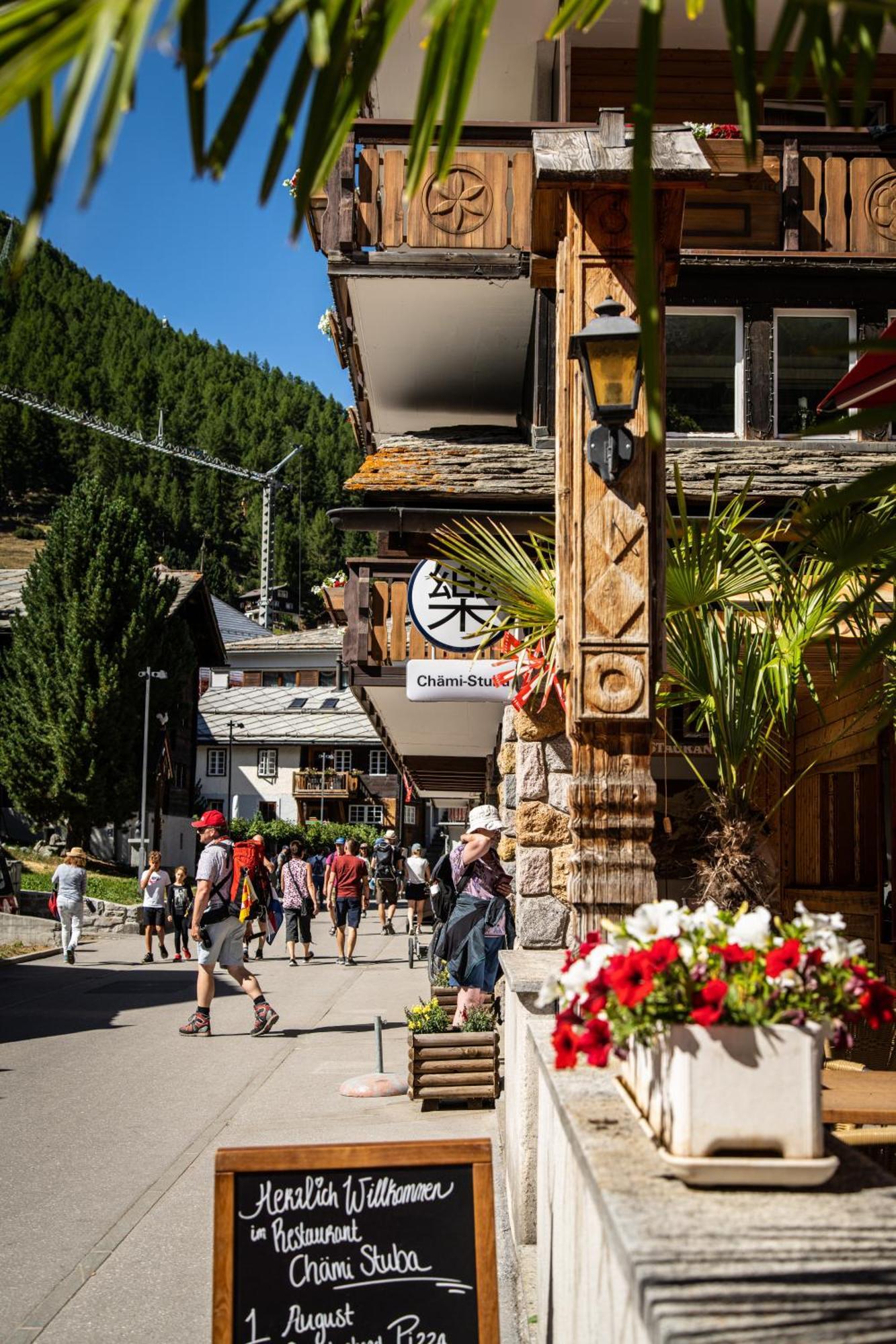 Hotel Christiania Saas Fee Kültér fotó