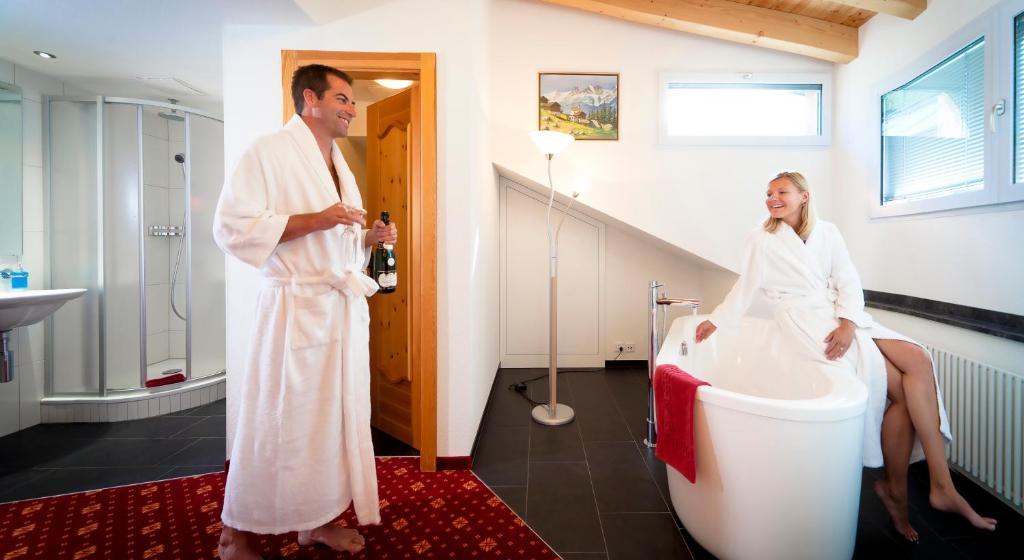 Hotel Christiania Saas Fee Kültér fotó